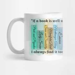 If a Book is Well Written... Mug